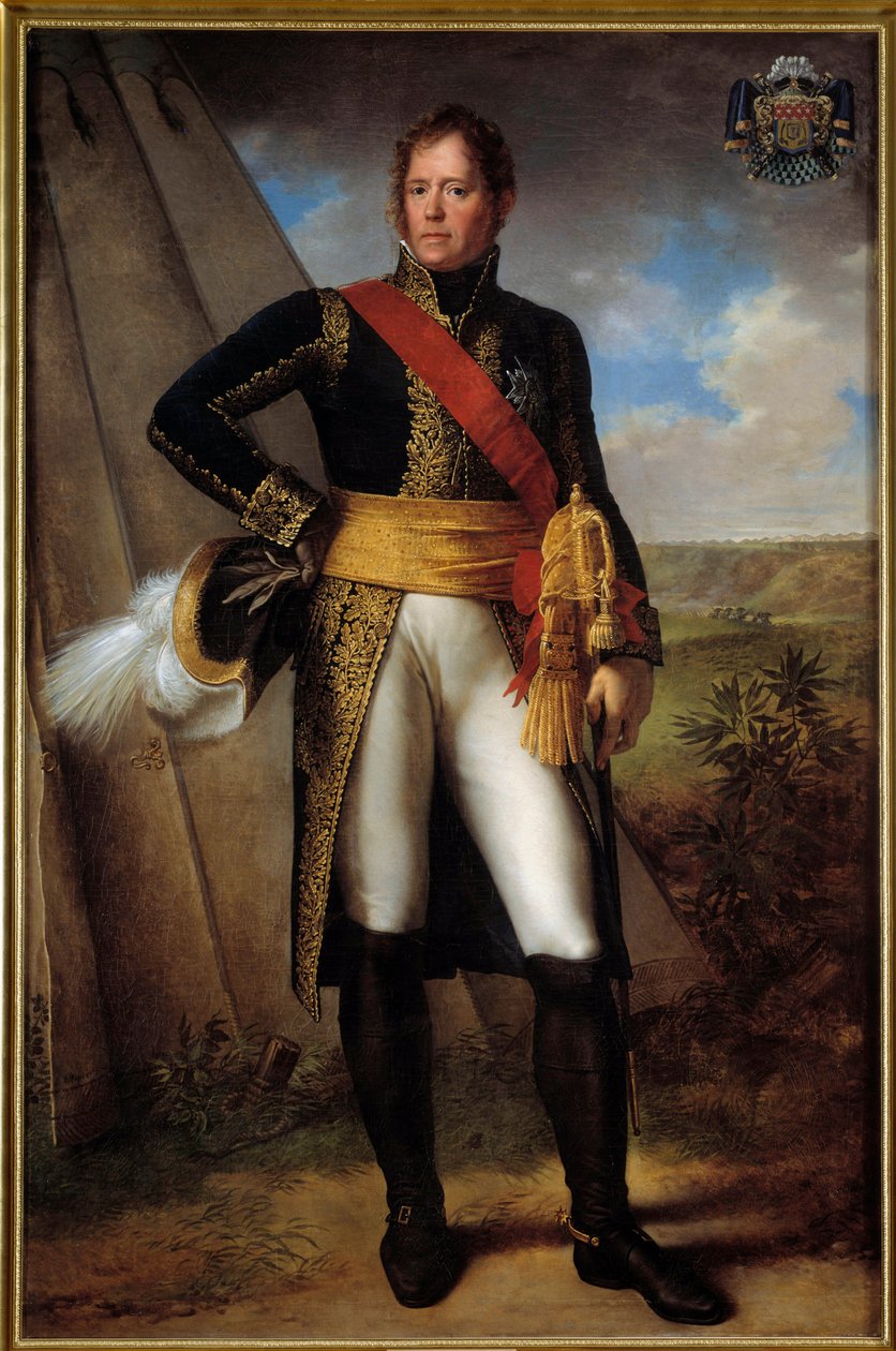 Retrato de cuerpo entero de Michel Ney (1769-1815) mariscal del Imperio, Príncipe de Moscú, Duque de Elchingen Pintura de Charles Meynier (1768-1832) 1805 - Retrato de Michel Ney (1769-1815) Mariscal del Imperio, príncipe de la Moskva, Duque de Elchingen de Charles Meynier