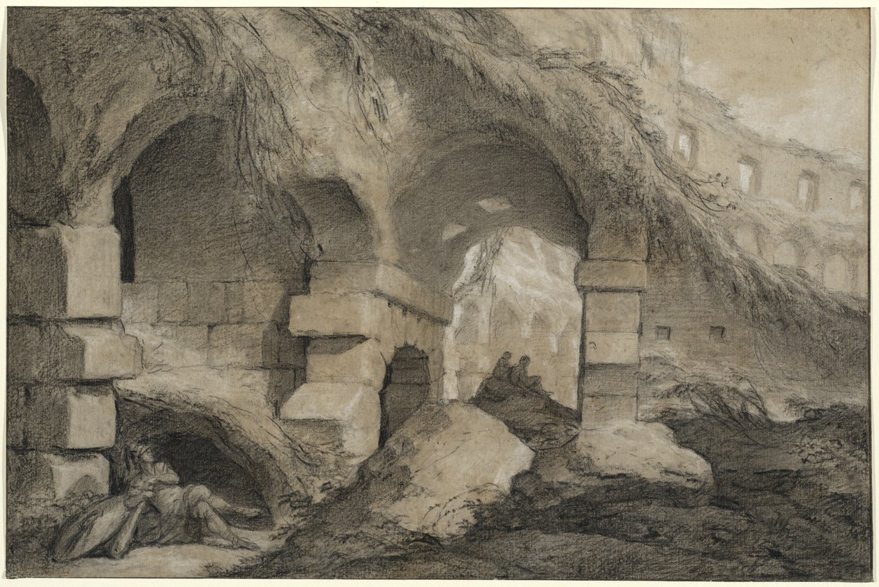 El interior del Coliseo de Charles Michel Ange Challe
