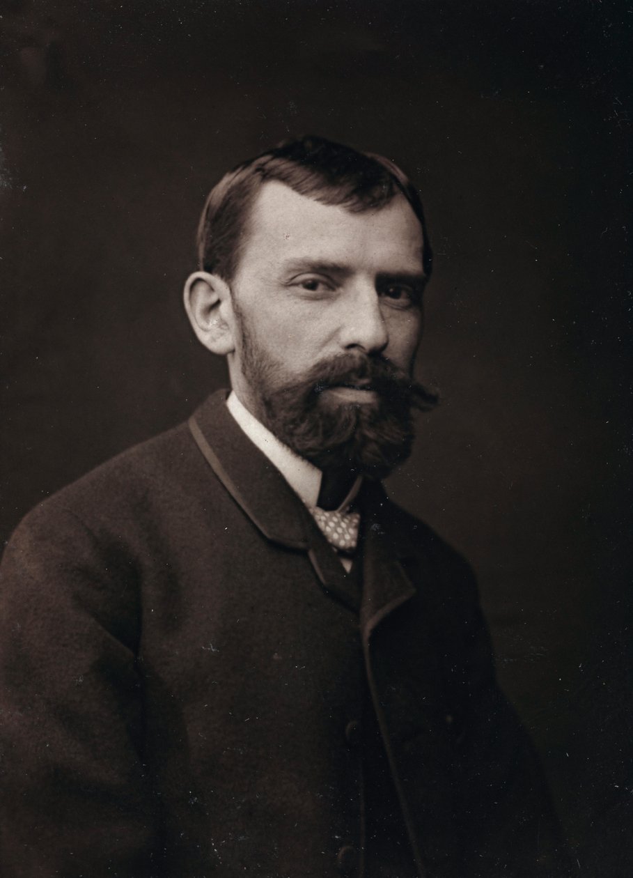 Album Artistique et Biographique, 5me année, Salon 1885; retrato del pintor francés Victor Gabriel Gilbert (1847-1933) de Charles Michelez