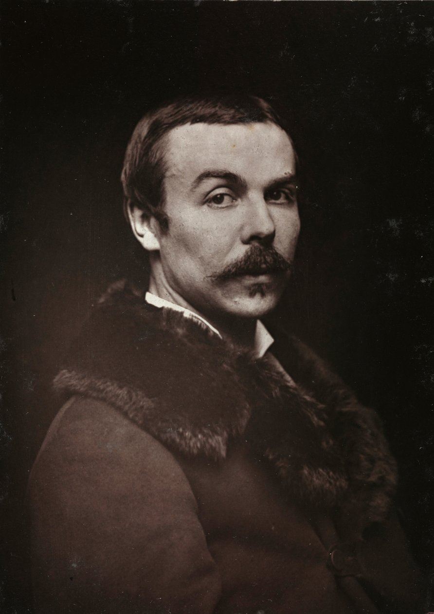Album Artistique et Biographique, 5me année, Salon 1885; retrato del pintor francés Albert Bettannier (1851-1932) de Charles Michelez