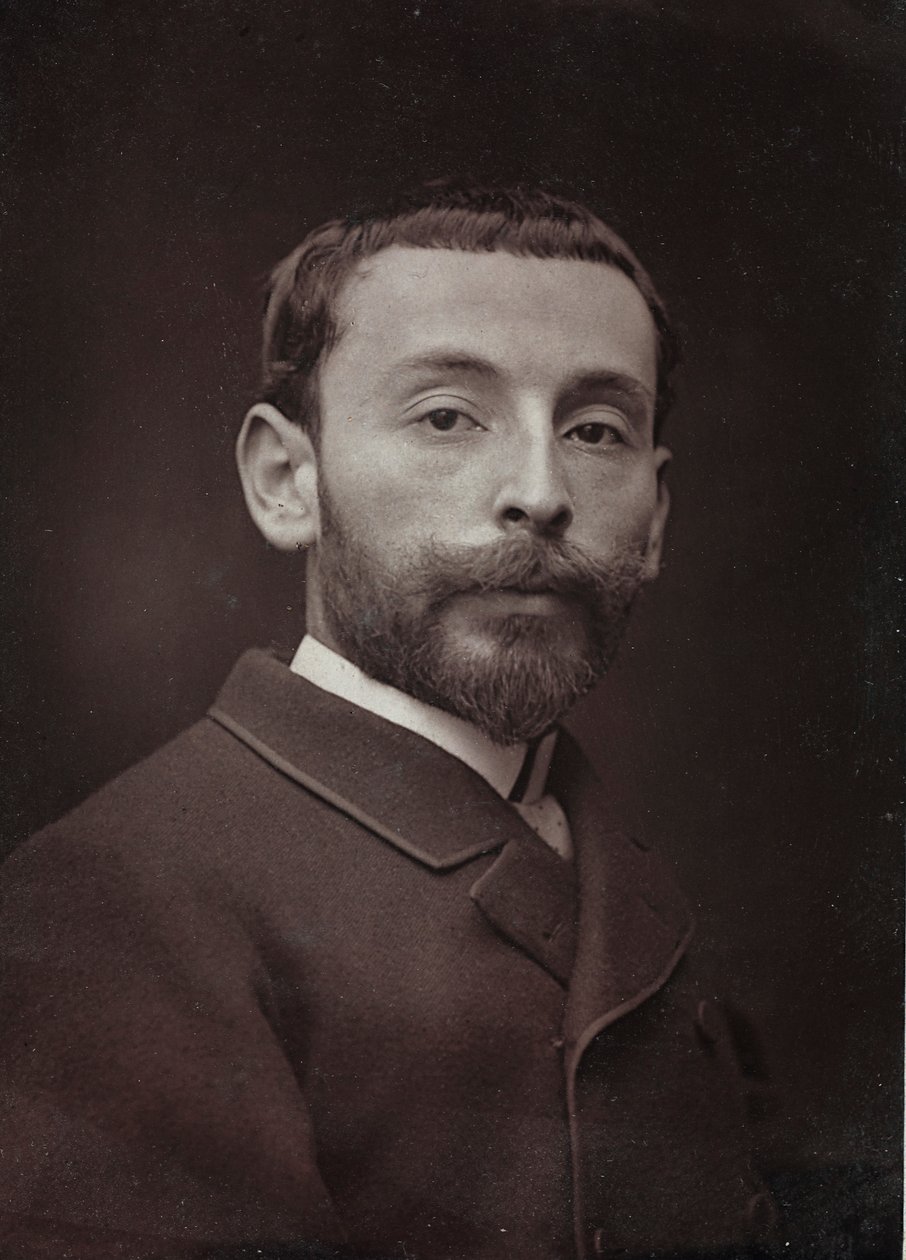 Album Artistique et Biographique, 6me année, Salon 1885; retrato del pintor francés Alexandre Bloch (1862-1906) de Charles Michelez