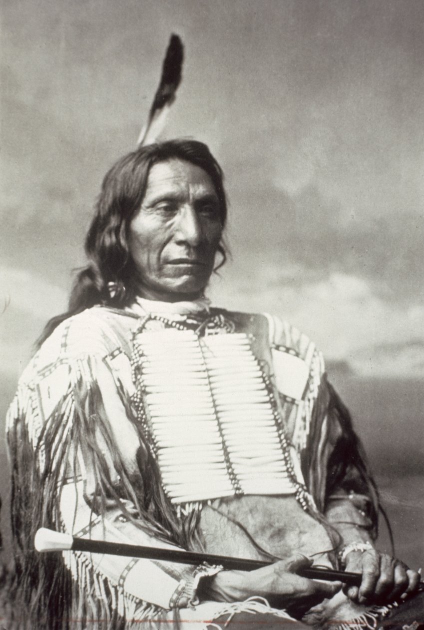 Jefe Red Cloud (1822-1909) 1880 de Charles Milton Bell