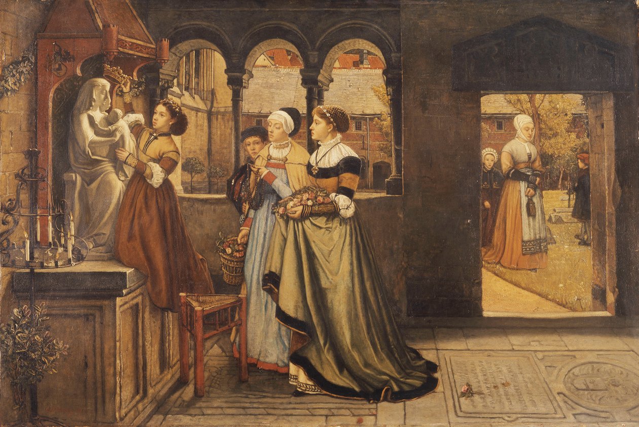 Para la Fiesta de Nuestra Señora, 1868 de Charles Napier Hemy