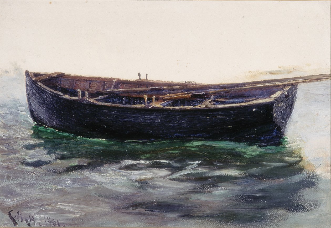 Estudio de Barco de Charles Napier Hemy