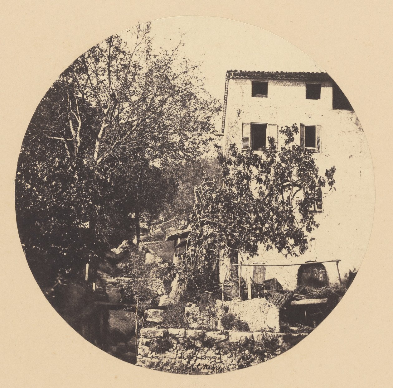 [Grasse, molino (cascadas)] de Charles Nègre