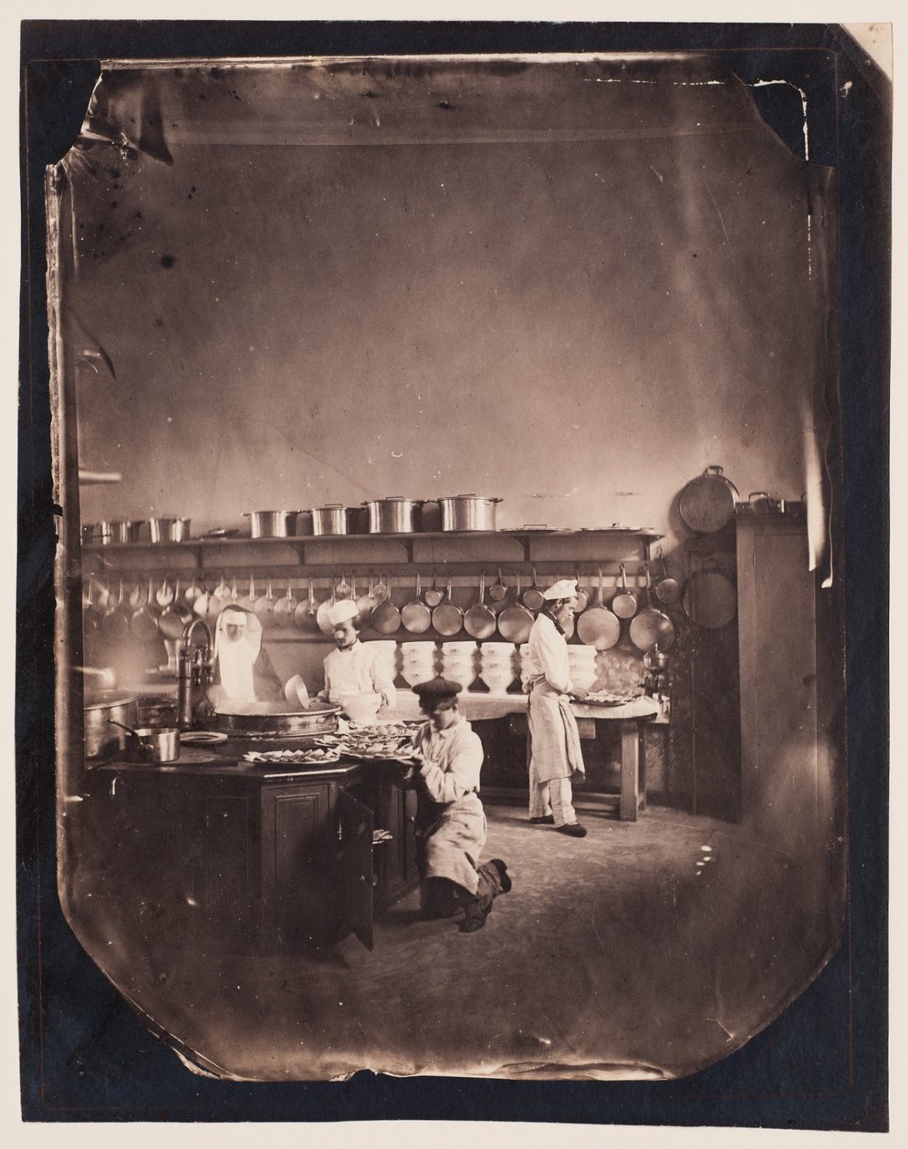 Cocina del asilo imperial de Vincennes de Charles Nègre