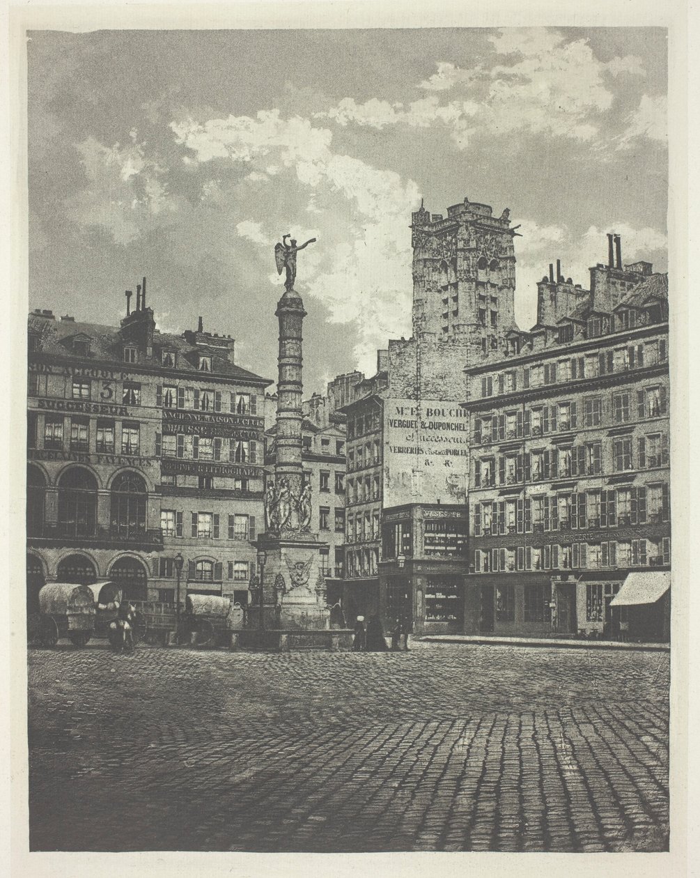 París, Place de Châtelet de Charles Nègre