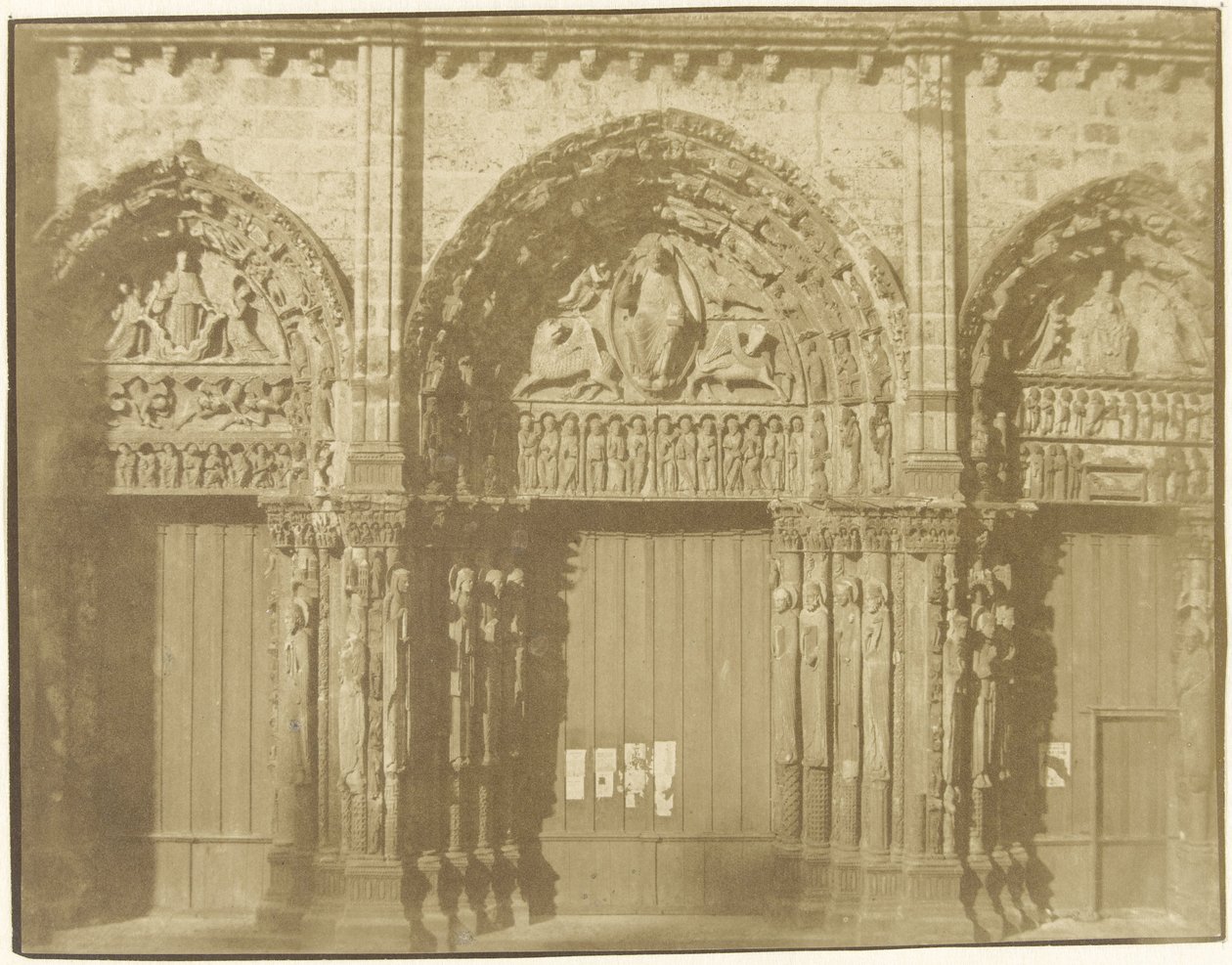Portal de la catedral de Chartres de Charles Nègre