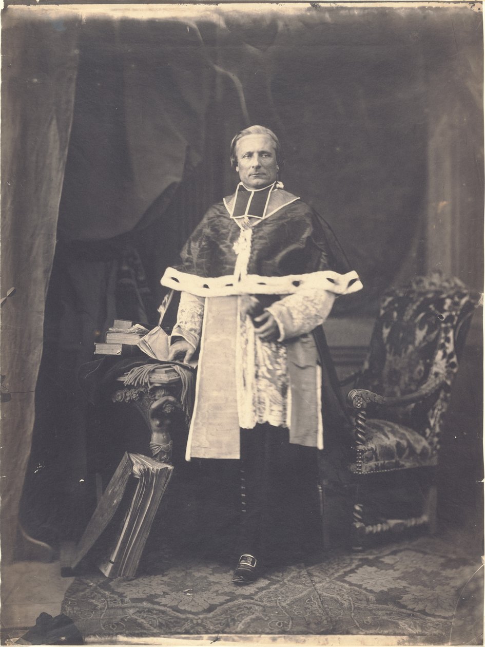 Retrato en majestad de monseñor Sola, primer obispo de Niza de Charles Nègre