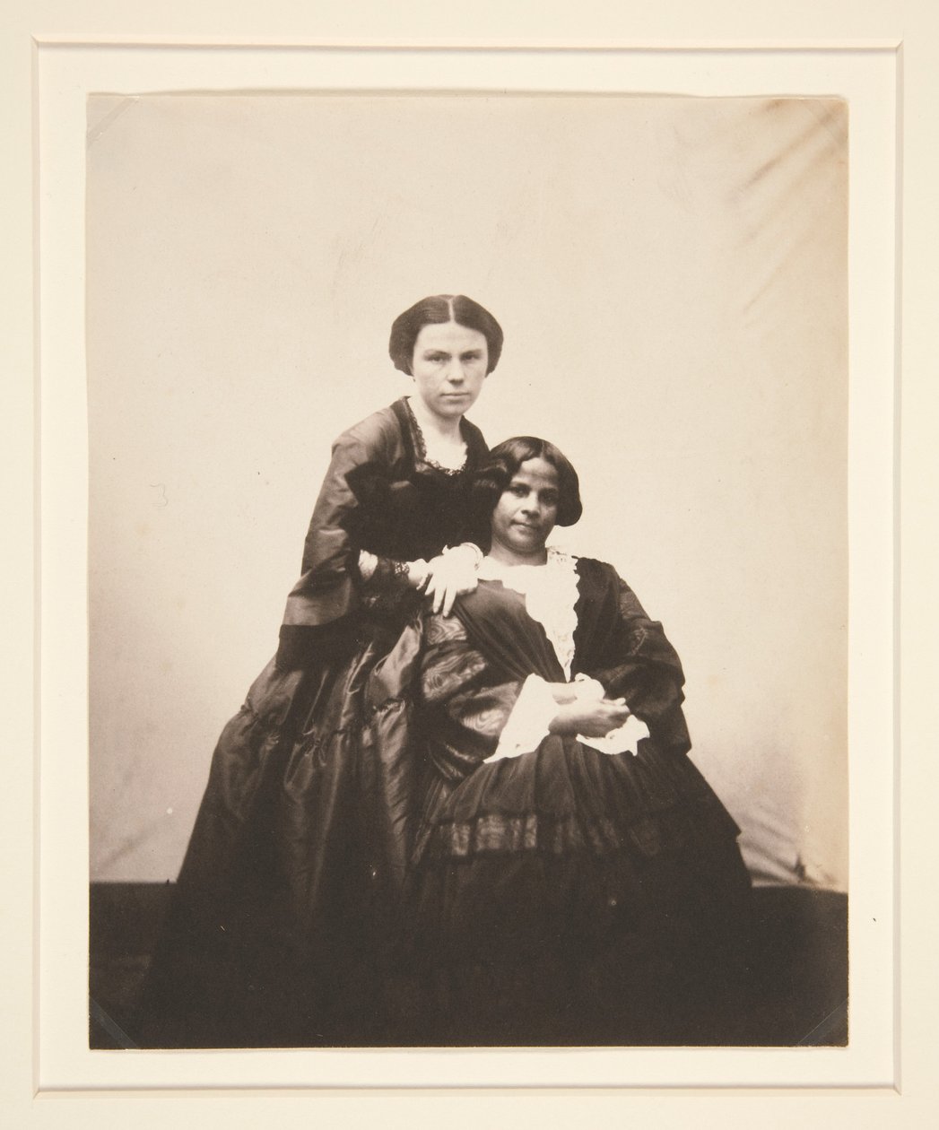 Retrato de dos mujeres de Charles Nègre