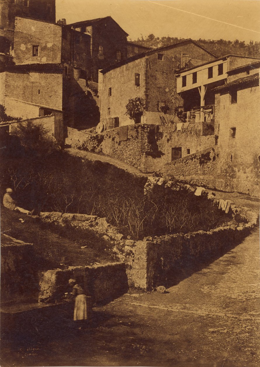 Una calle en Grasse de Charles Nègre