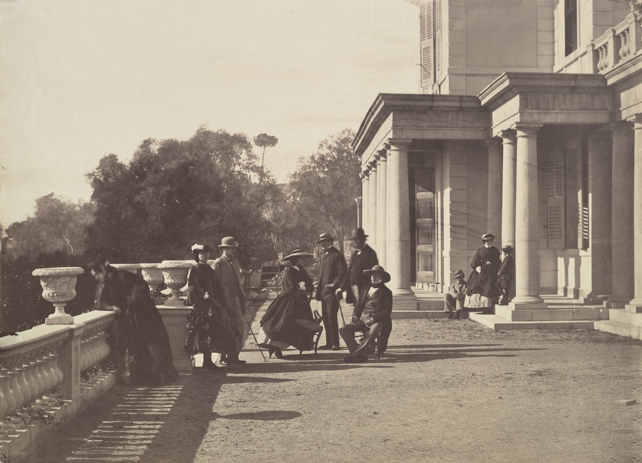 [Lord Brougham y su Familia, Cannes], 1862 de Charles Nègre