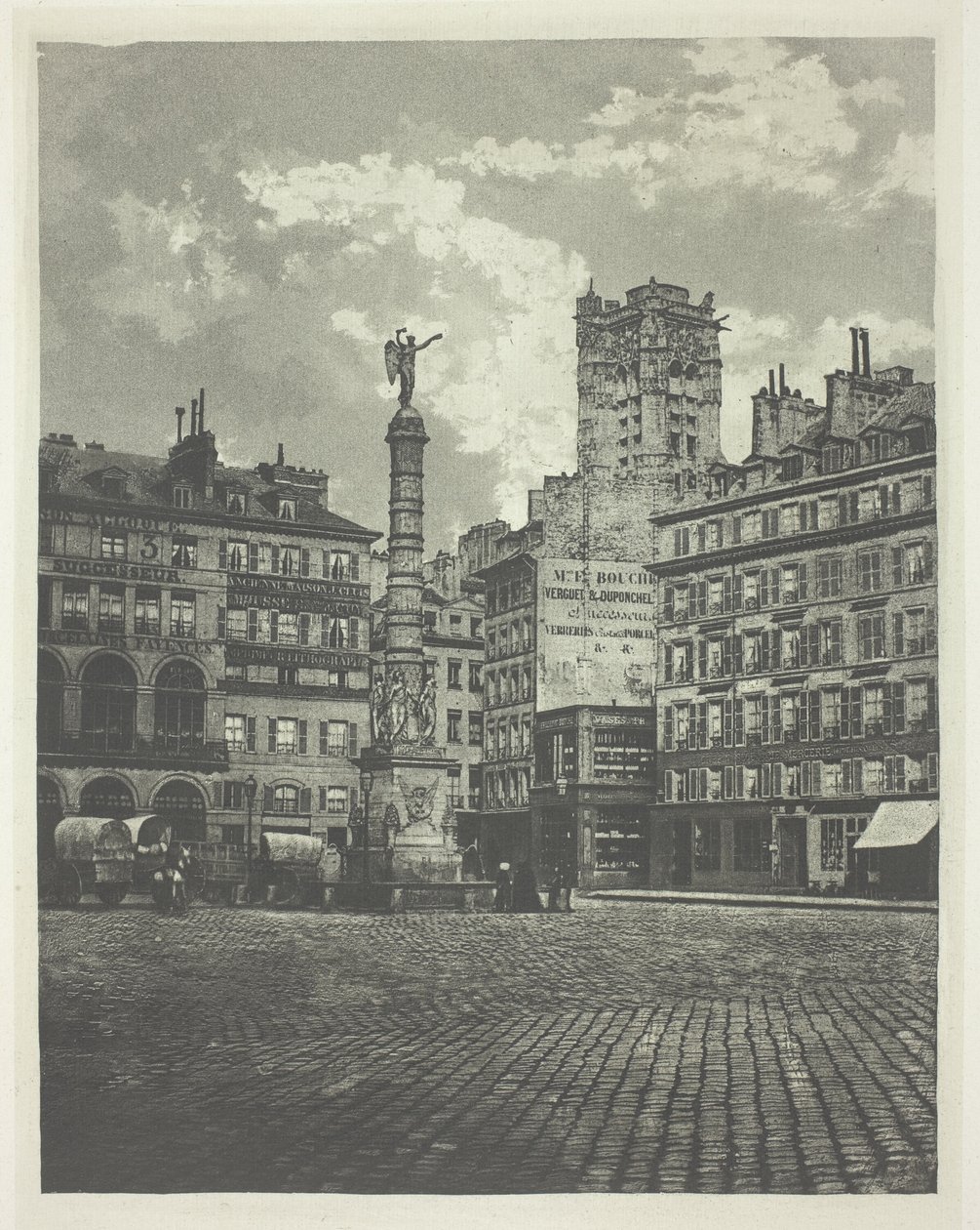 París, Place de Châtelet de Charles Nègre