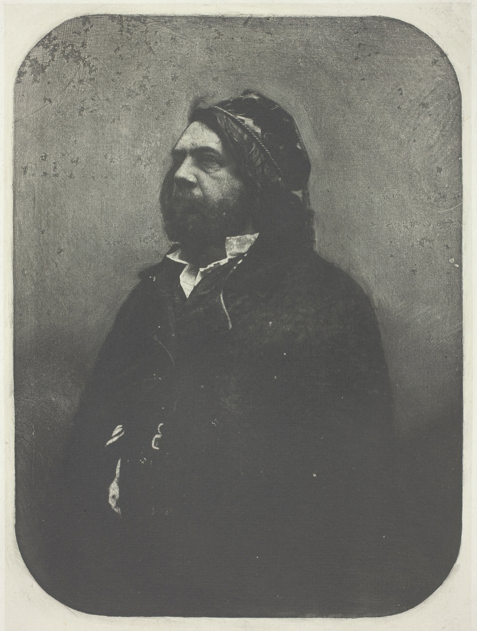 Retrato de Théophile Gautier según Nadar de Charles Nègre