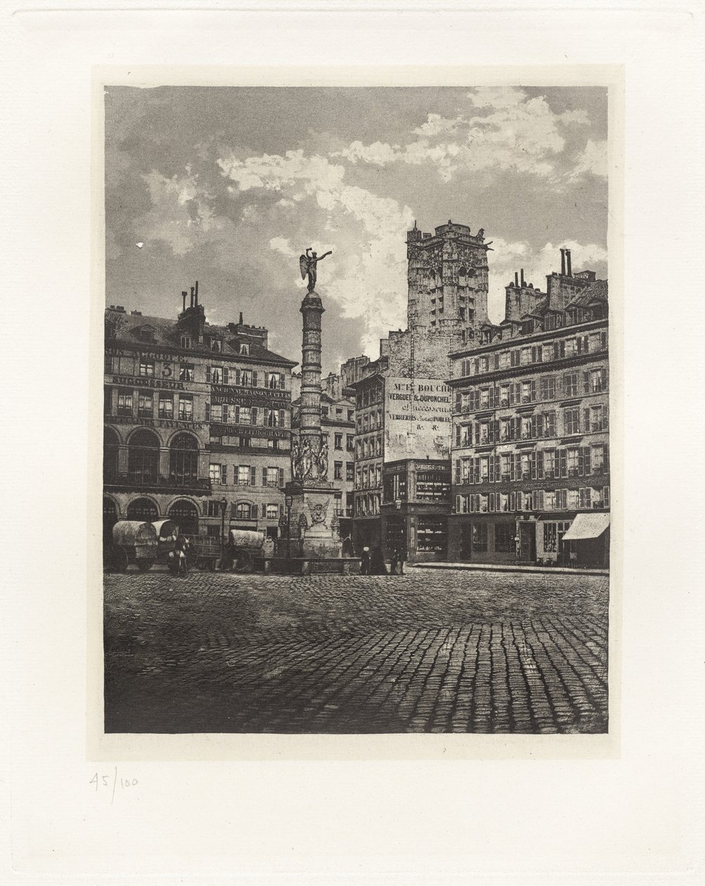 Plancha V – Place du Châtelet de Charles Nègre, André Jammes