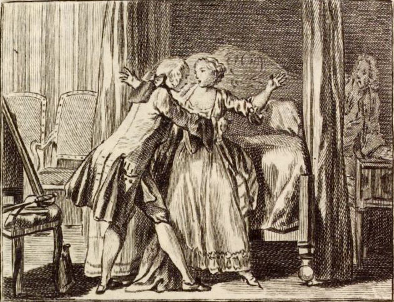 El Orejero y el Fijador de Moldes de Charles Nicolas Cochin