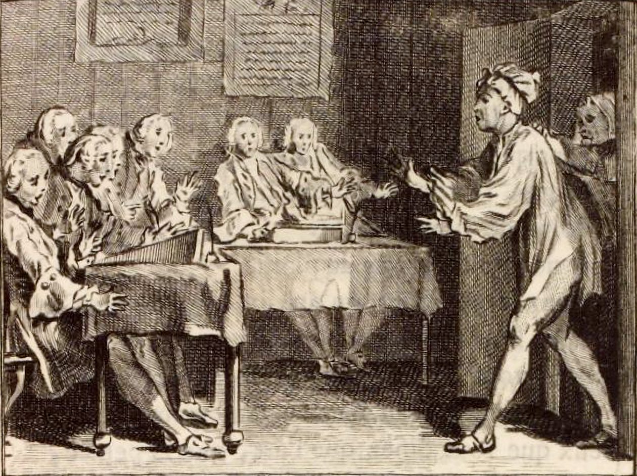 El Rey Candaule y el Maestro de la Ley de Charles Nicolas Cochin