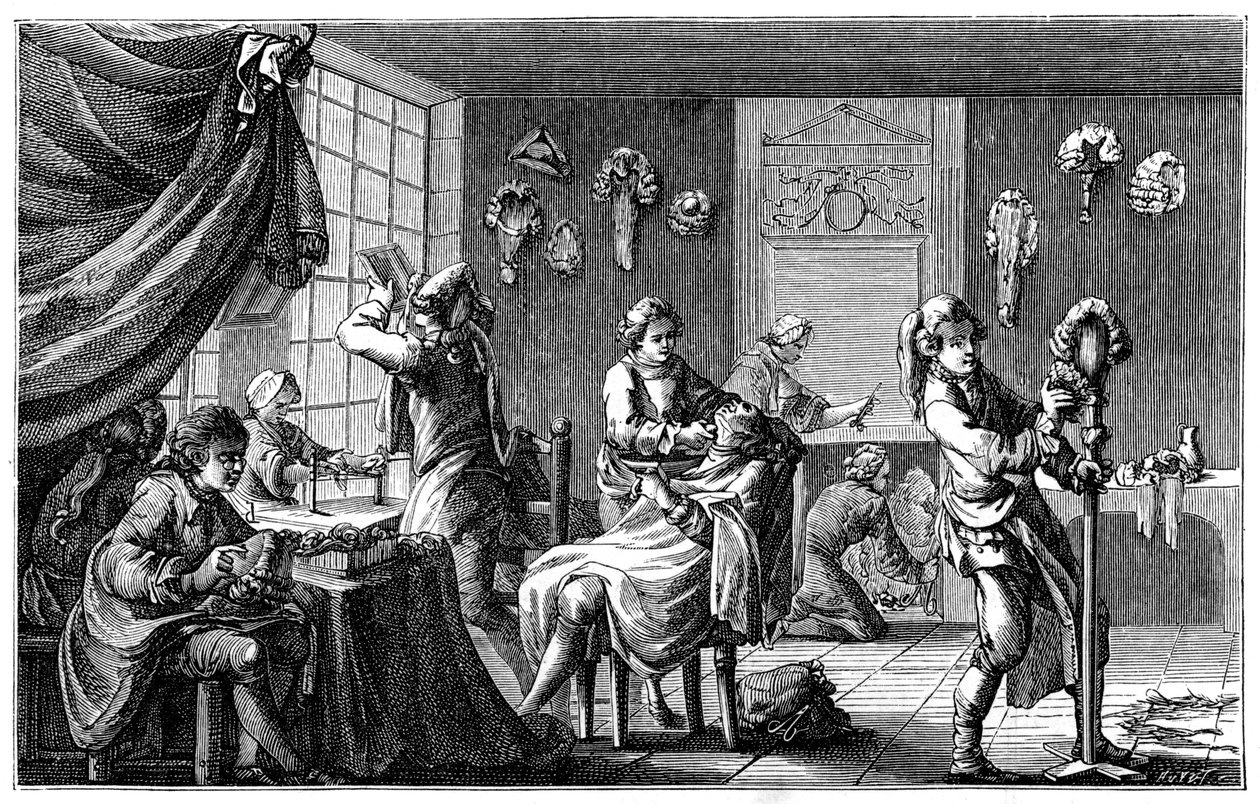 La Boutique del Barbero de Charles Nicolas Cochin
