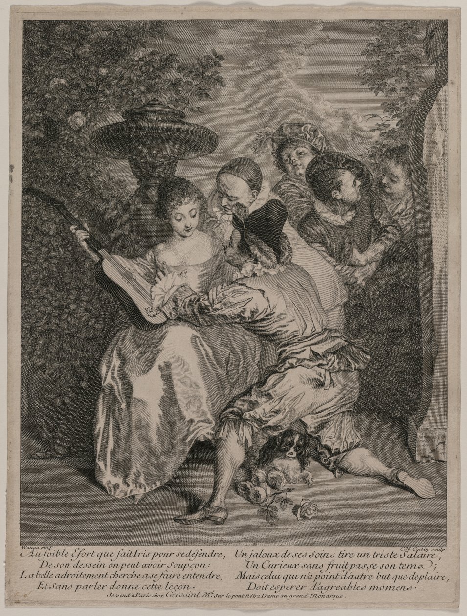 El novelista de Charles Nicolas Cochin