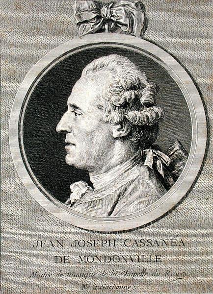 Jean Joseph Cassanea de Mondonville (1711-72) grabado por Augustin de Saint-Aubin (1736-1807) 1768 (grabado) de Charles Nicolas II (after) Cochin