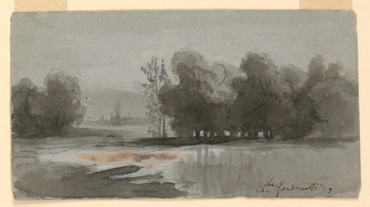Paisaje de Charles Nicolas Ransonnette