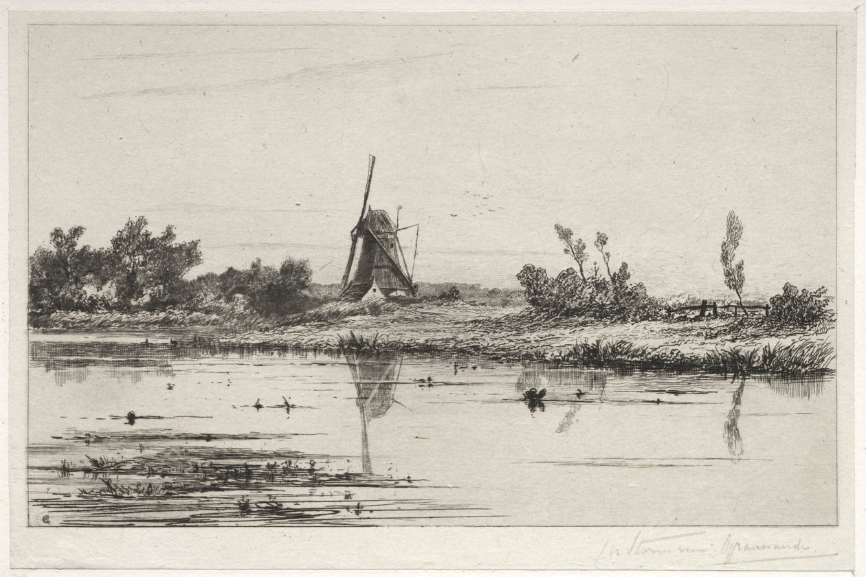 Le bord au Gein de Charles Nicolas Storm van 
