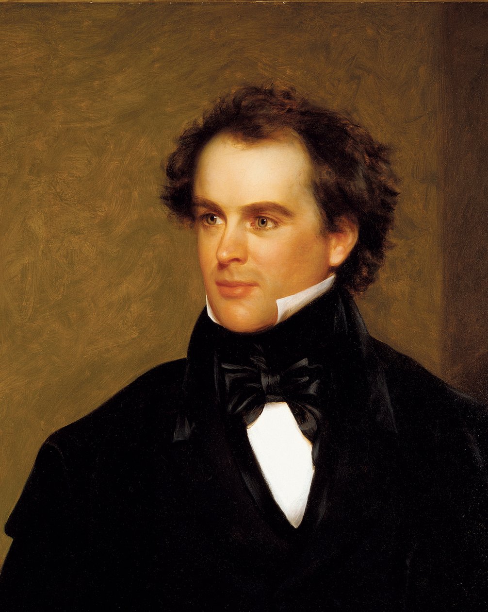 Nathaniel Hawthorne (1804-64) 1840 (óleo sobre lienzo) de Charles Osgood
