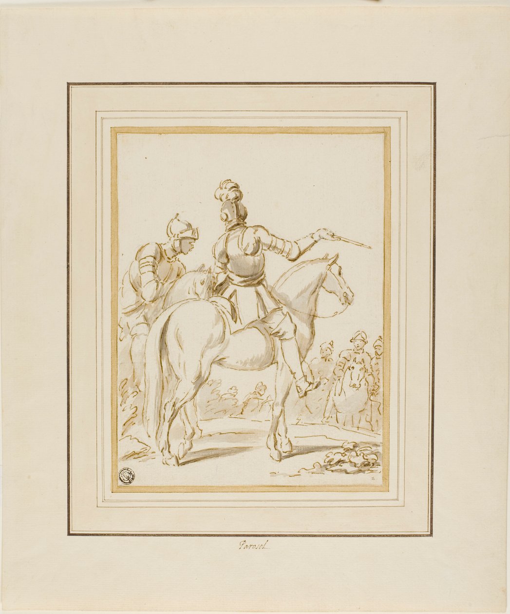 Caballeros a caballo de Charles Parrocel