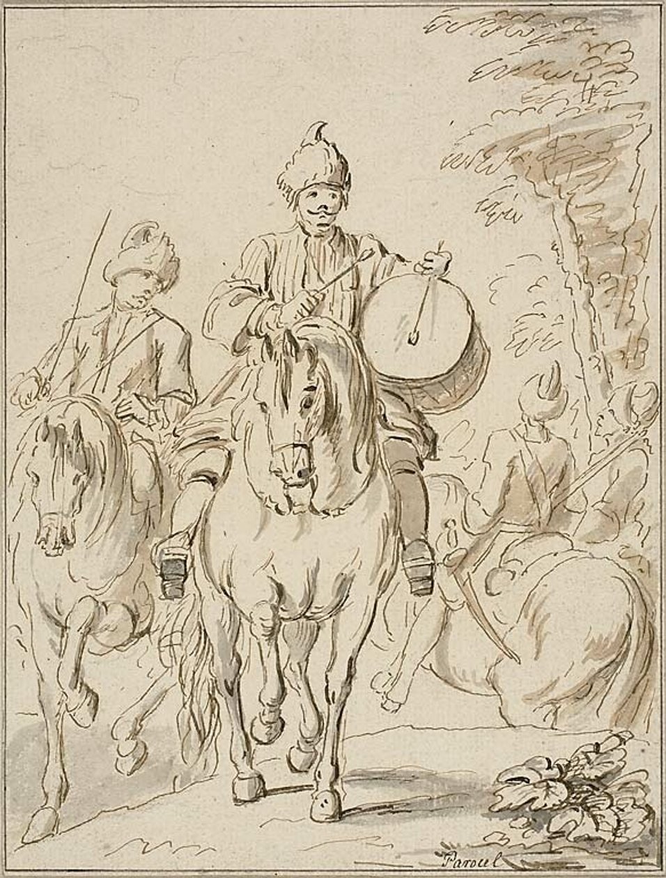 Jinetes orientales de Charles Parrocel
