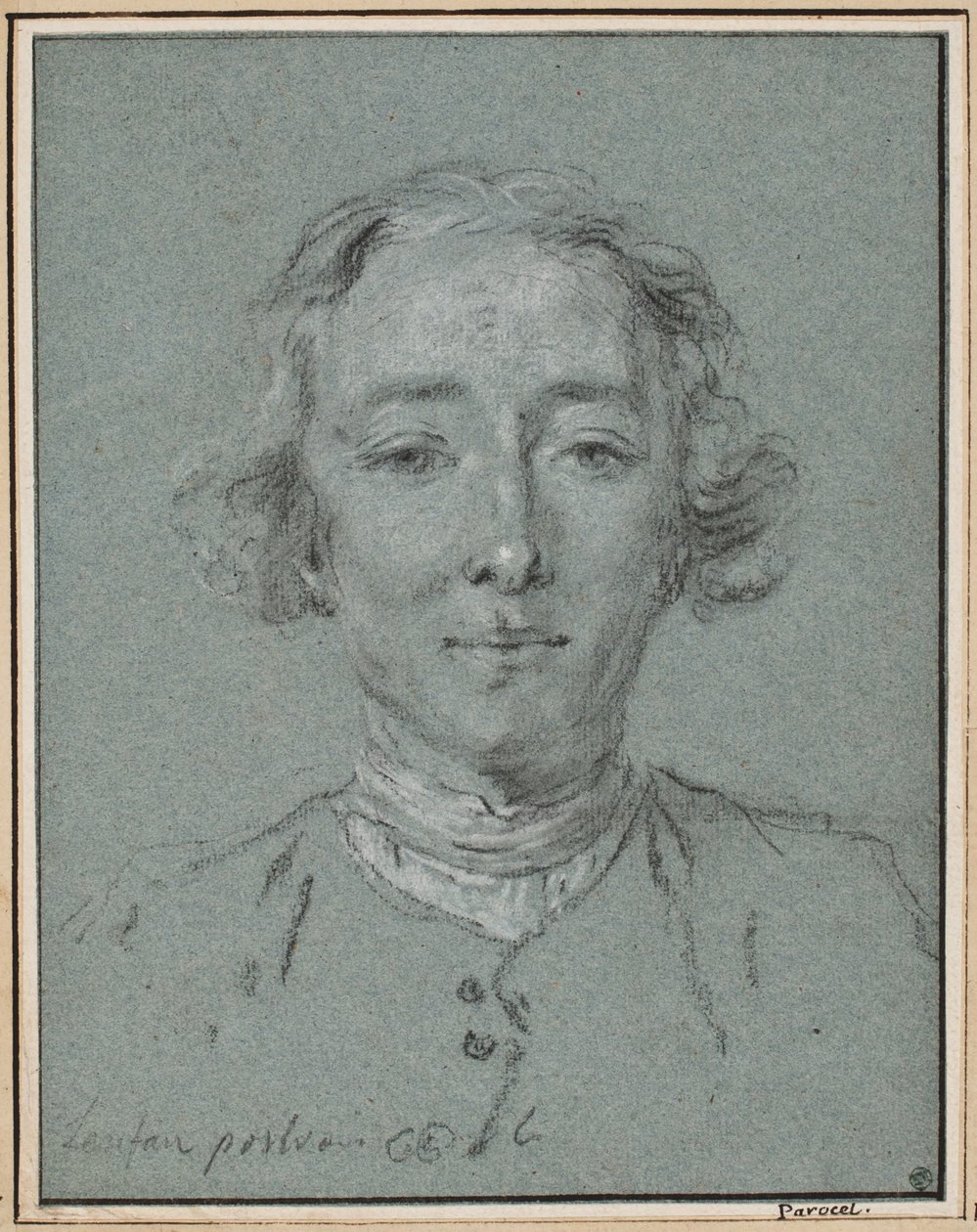 Retrato del artista Pierre Lenfant de Charles Parrocel