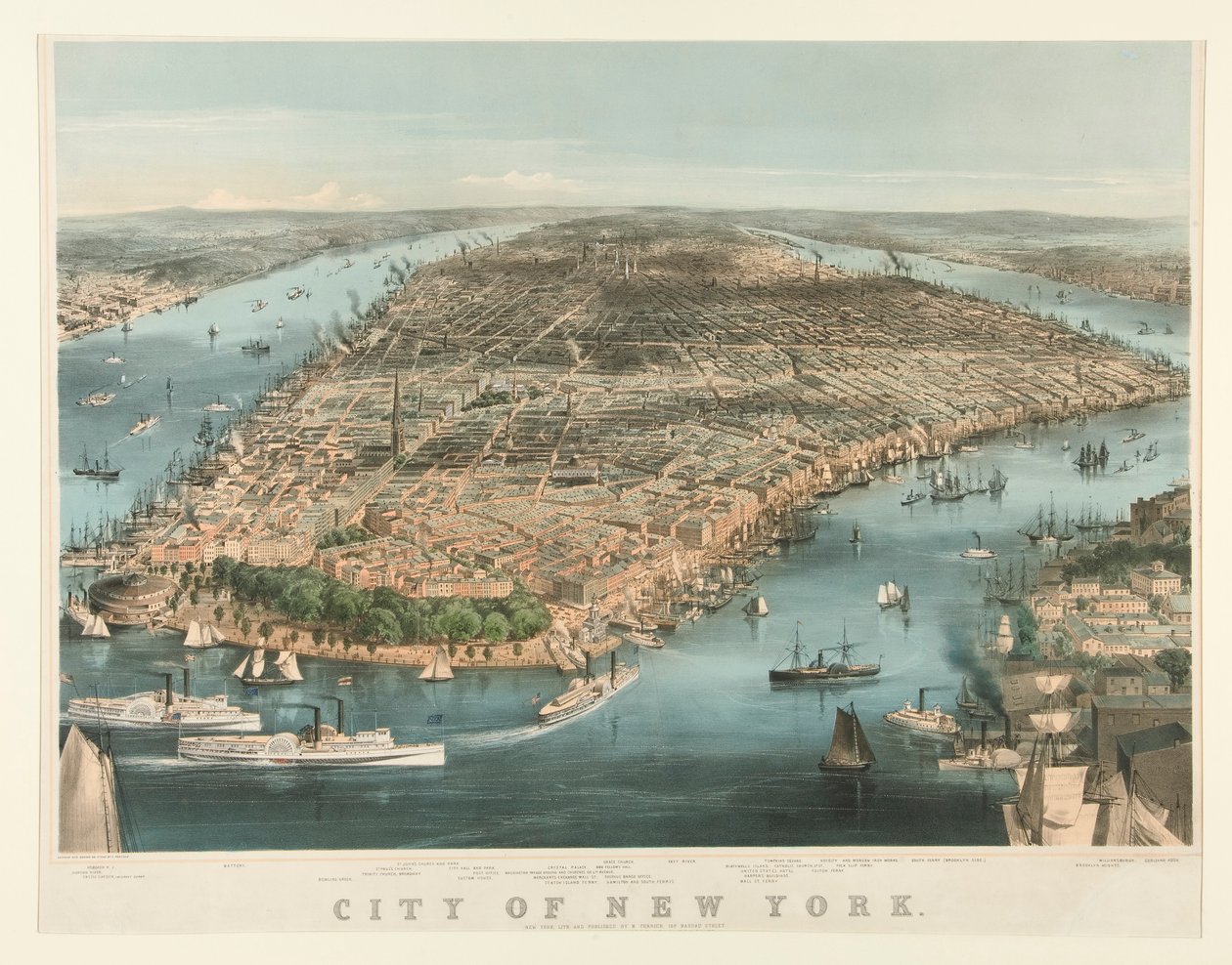 Ciudad de Nueva York de Charles Parsons