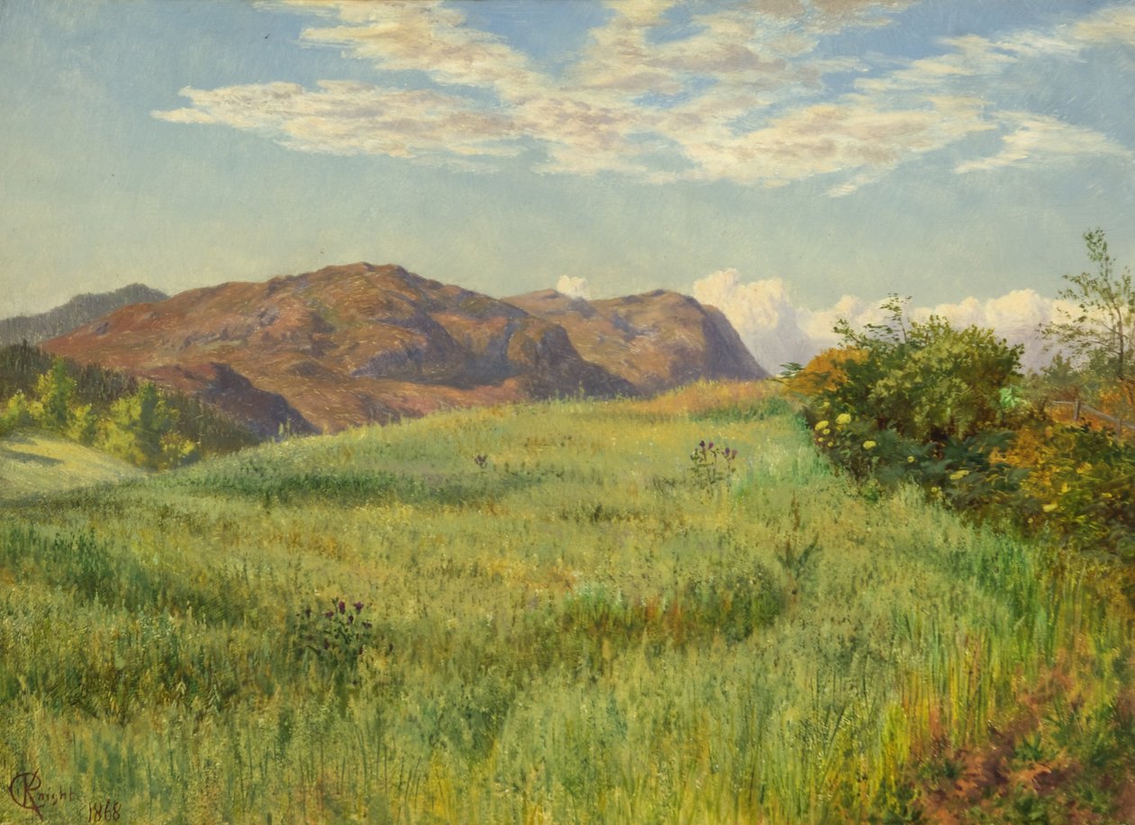 Un Campo de Avena en las Tierras Altas de Charles Parsons Knight