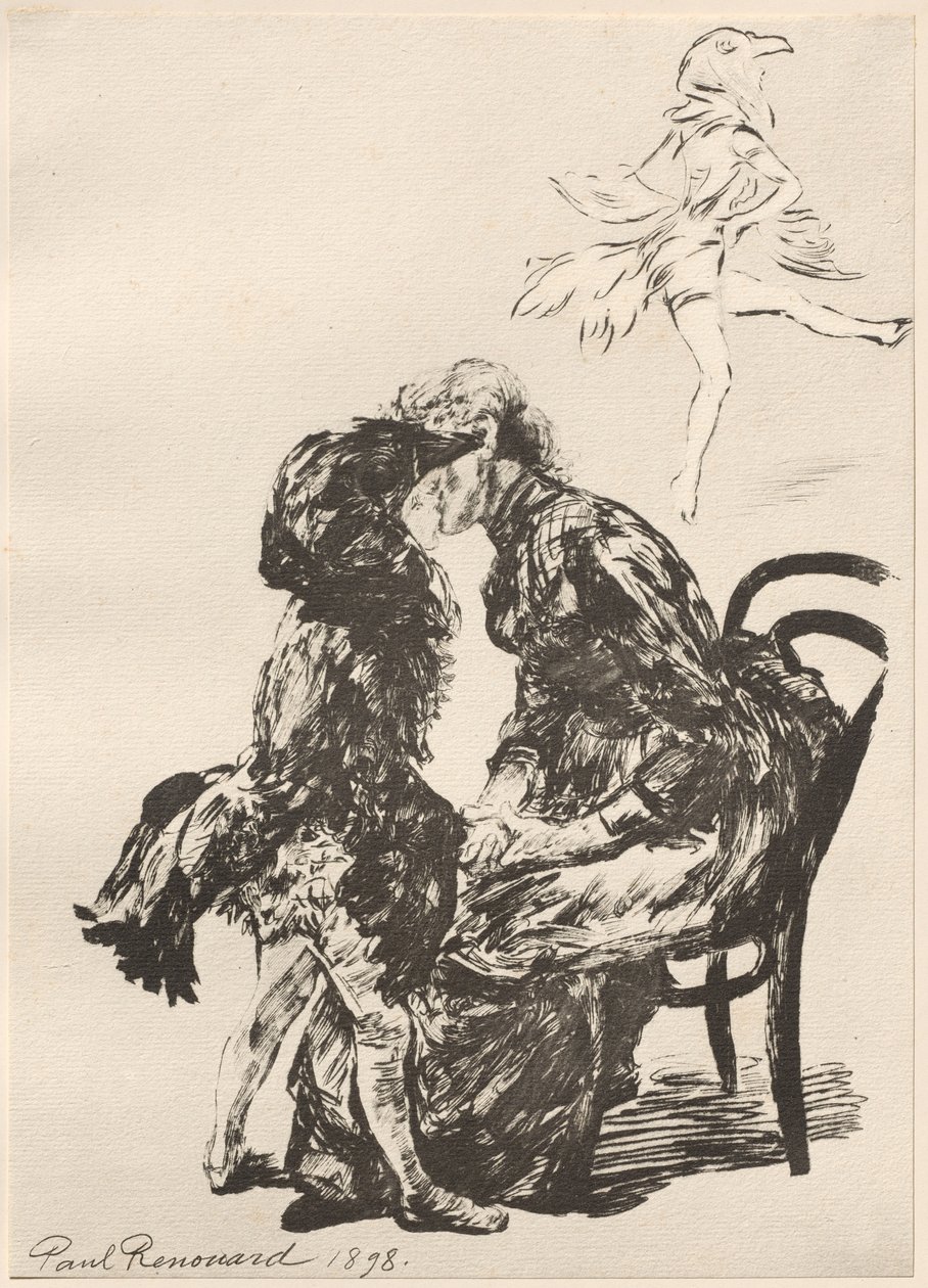 Antes del Ballet, 1898 de Charles Paul Renouard