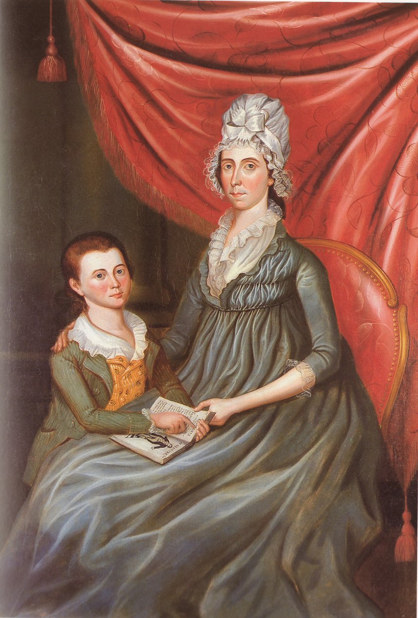 Eleanor Conway Hite e hijo, James Madison Hite de Charles Peale Polk
