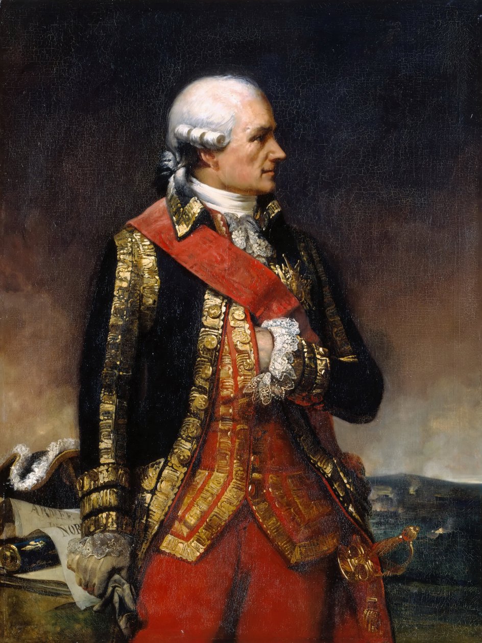 Jean-Baptiste-Donatien de Vimeur, conde de Rochambeau de Charles Philippe Lariviere