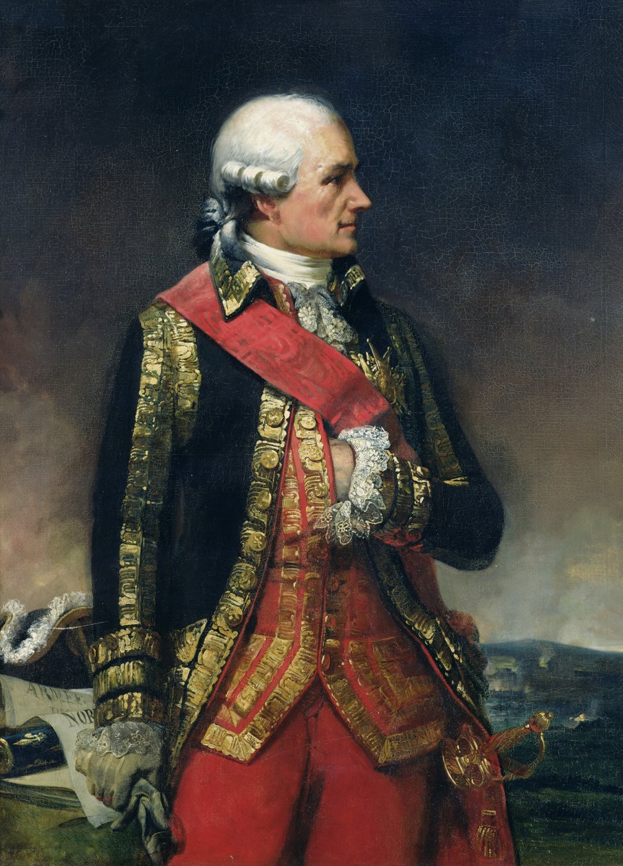 Jean-Baptiste de Vimeur (1725-1807) Conde de Rochambeau de Charles Philippe Lariviere