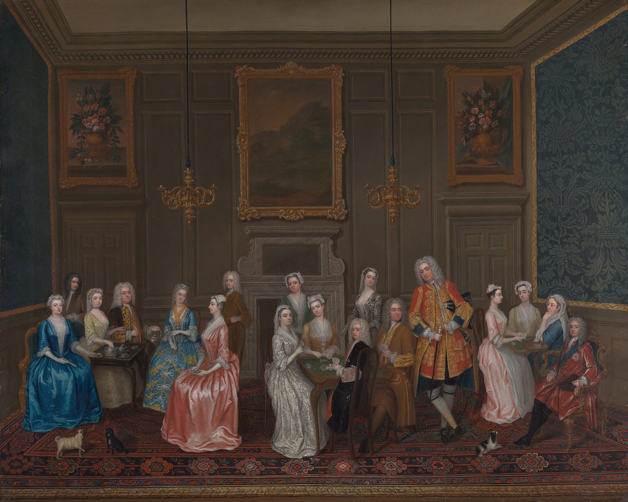 Fiesta del Té en la Casa de Lord Harrington, St. James