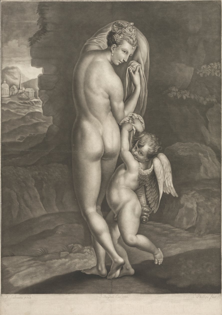 Venus y Cupido de Charles Phillips