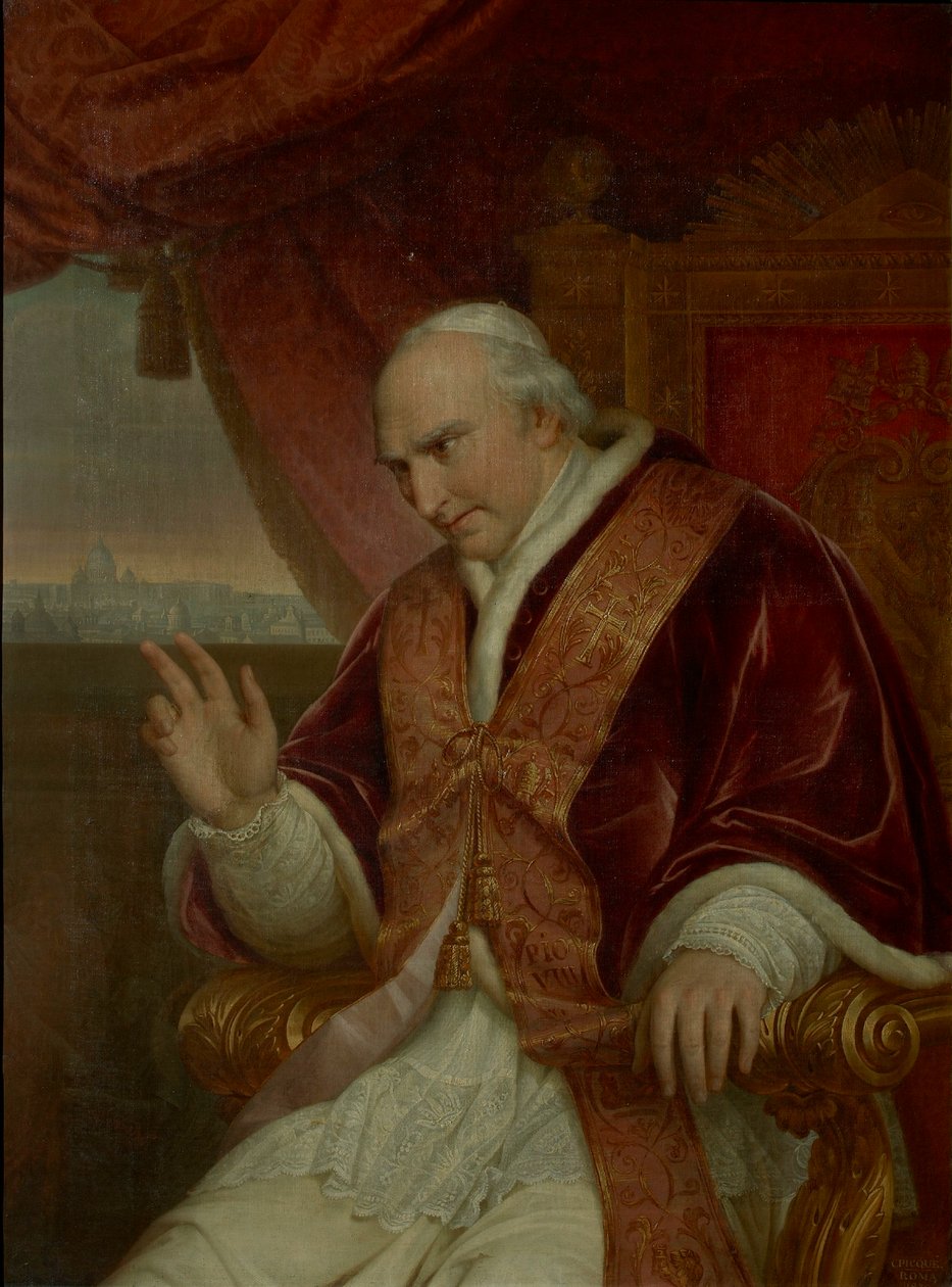 Retrato del Papa Pío VIII de Charles Picqué