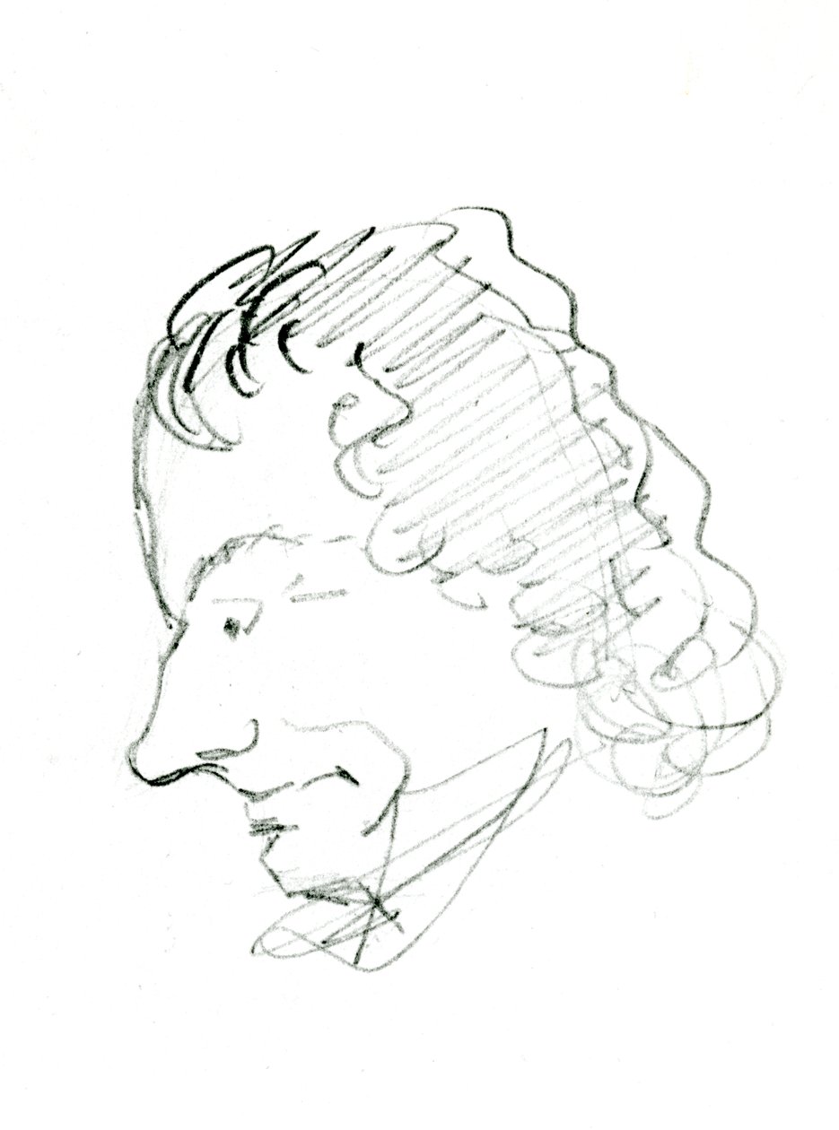 Autorretrato, c. 1843 de Charles Pierre Baudelaire