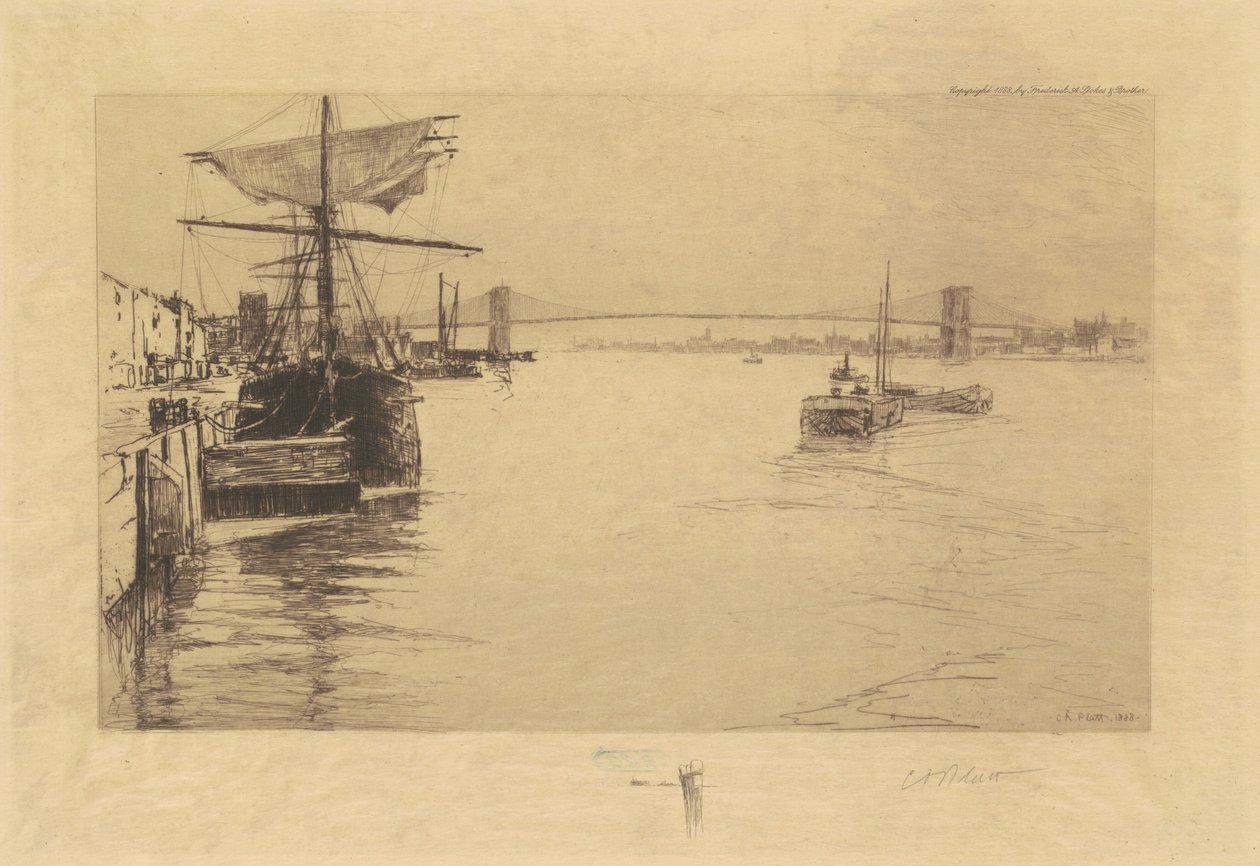 Puente de Brooklyn de Charles Platt A.