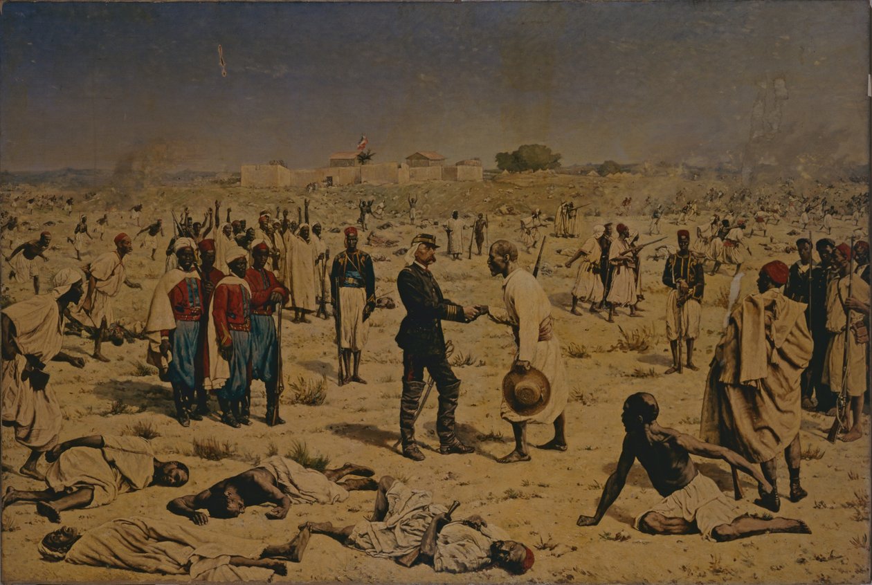 La entrega de Medina a Senegal el 18 de julio de 1857 de Charles Porion