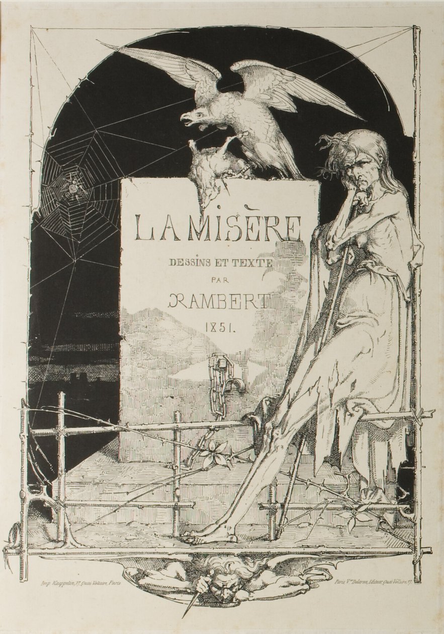Portada de Misery de Charles Rambert