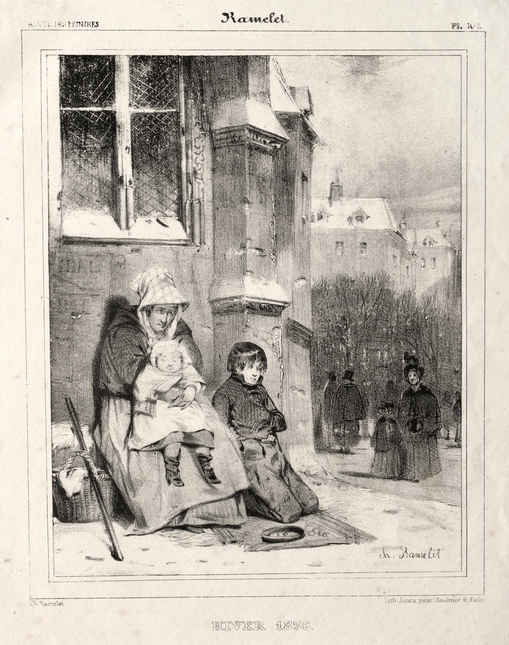 Invierno, 1836 de Charles Ramelet
