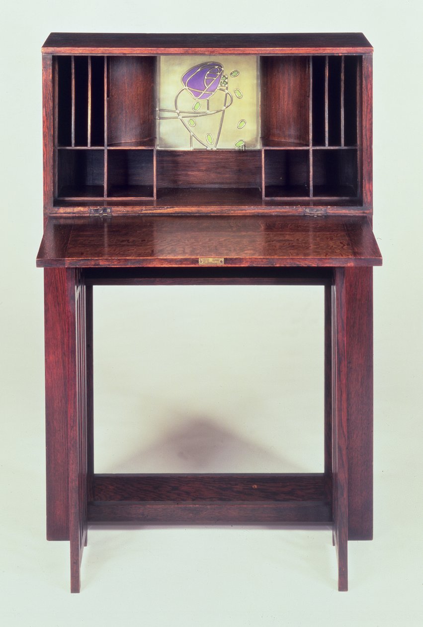 Escritorio para el dormitorio azul en Houshill, 1904 de Charles Rennie Mackintosh