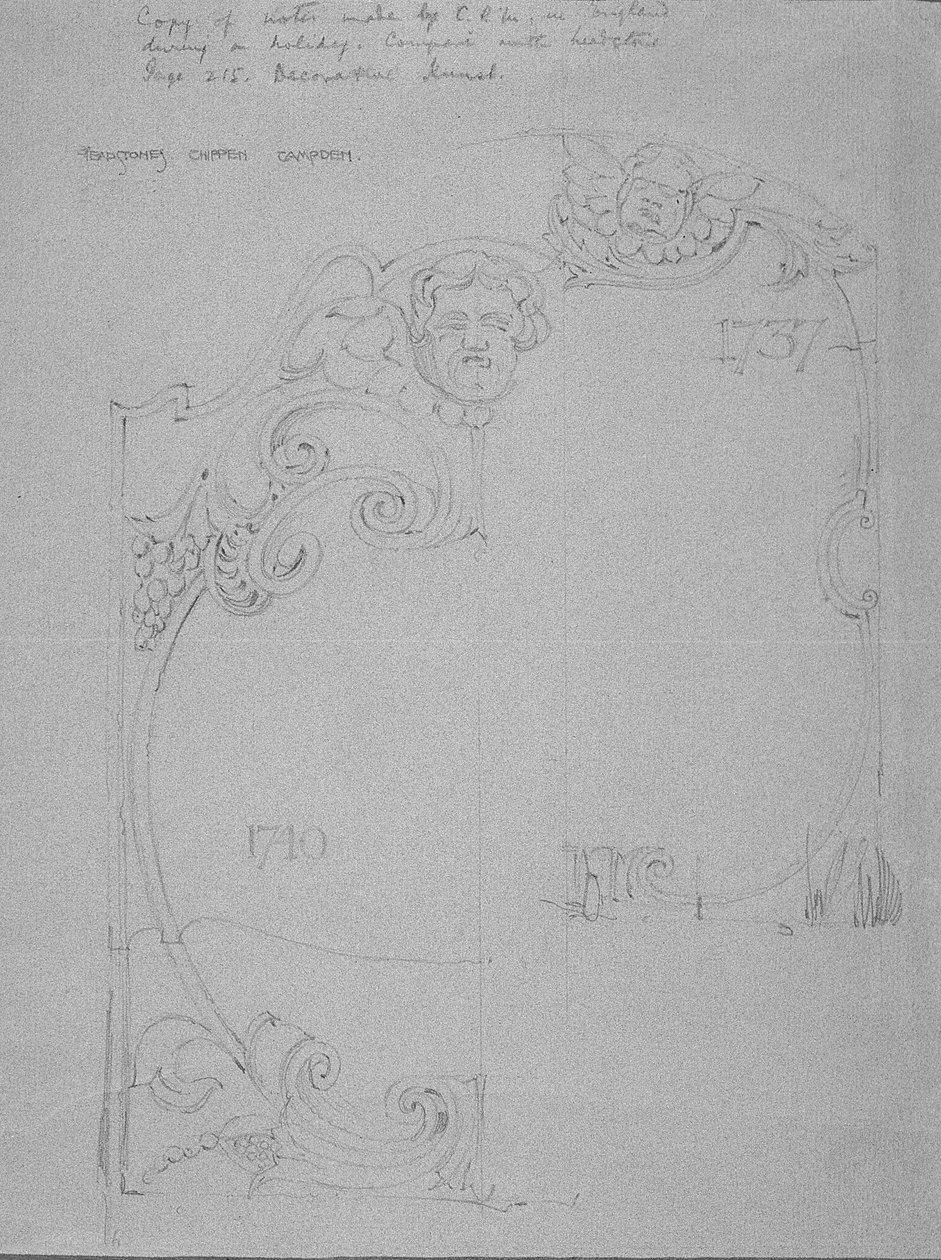Lápidas, Chipping Camden, Gloucestershire de Charles Rennie Mackintosh