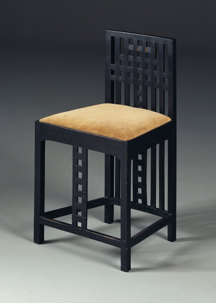 Silla lateral, c.1905/10 de Charles Rennie Mackintosh