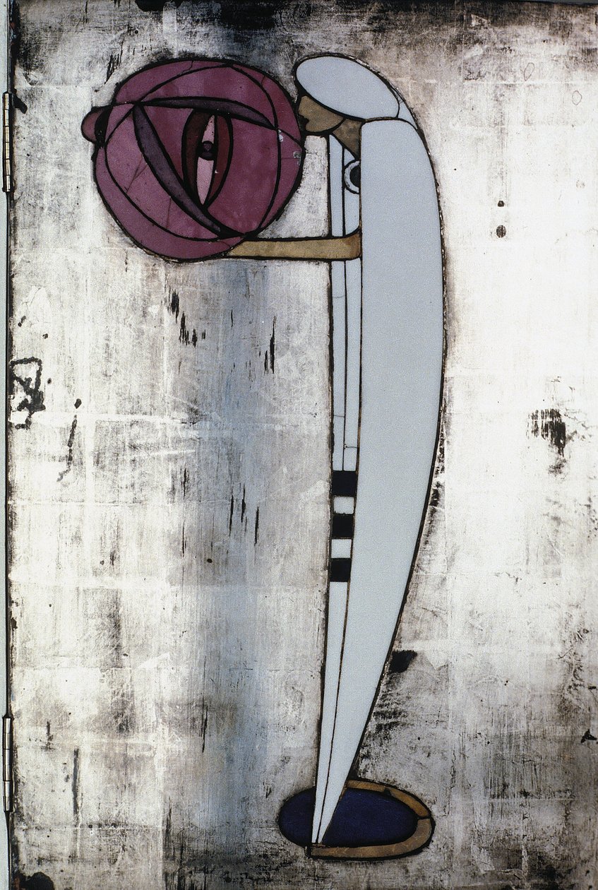 Gabinete blanco diseñado para la Sra. Rowat, 1902 de Charles Rennie Mackintosh