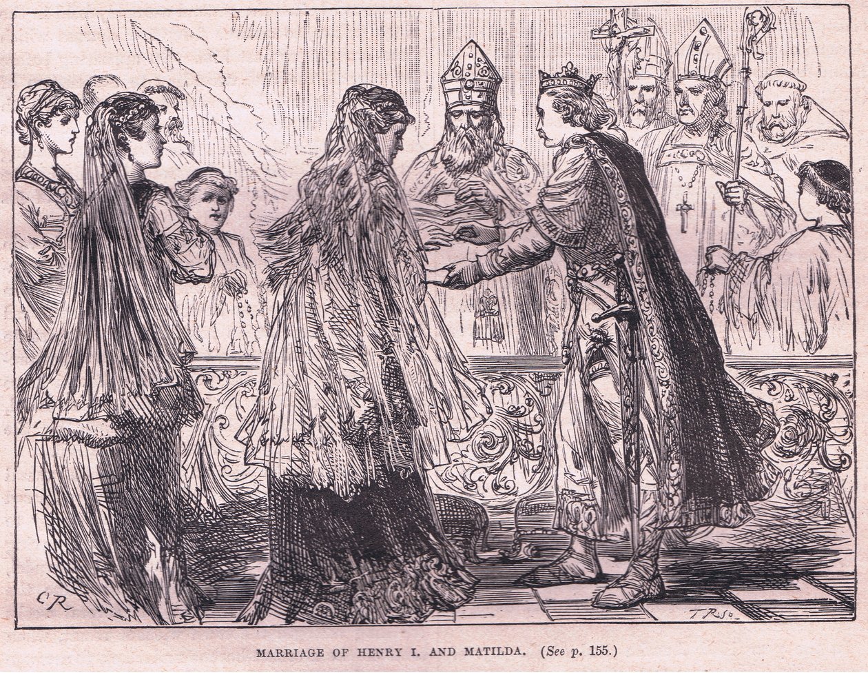 Matrimonio de Enrique I y Matilde en 1102 de Charles Ricketts