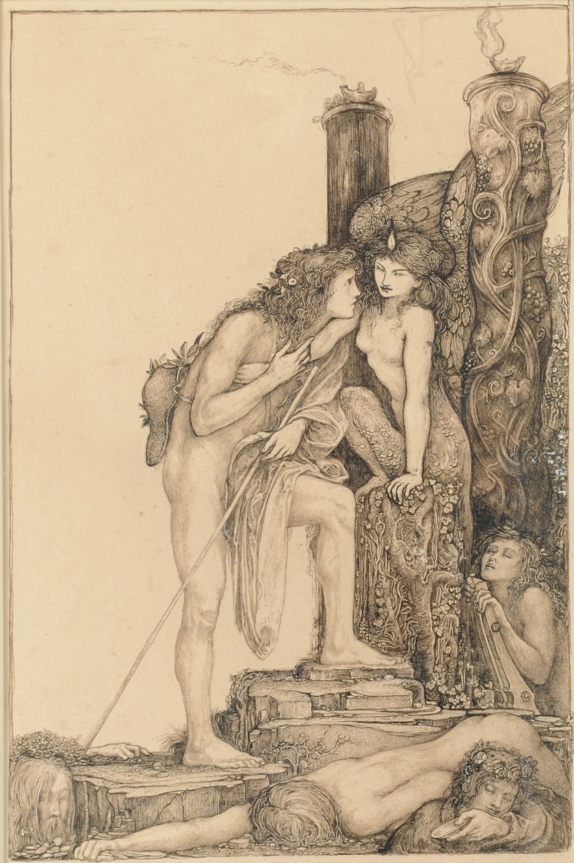 Edipo y la Esfinge de Charles Ricketts